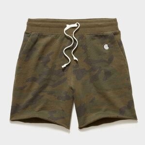 Todd Snyder × Champion Fatigue Green Camo Cutoff Sweatshort S